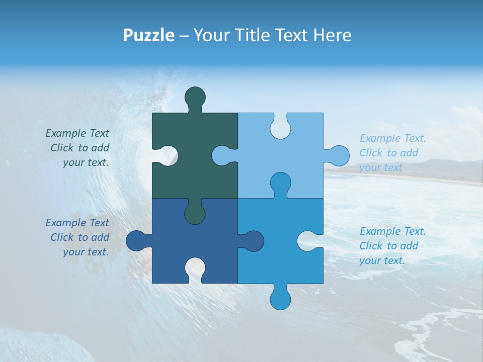 Power Sea Cool PowerPoint Template