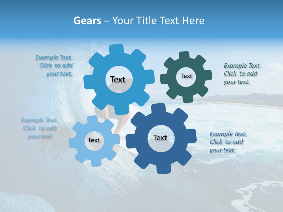 Power Sea Cool PowerPoint Template