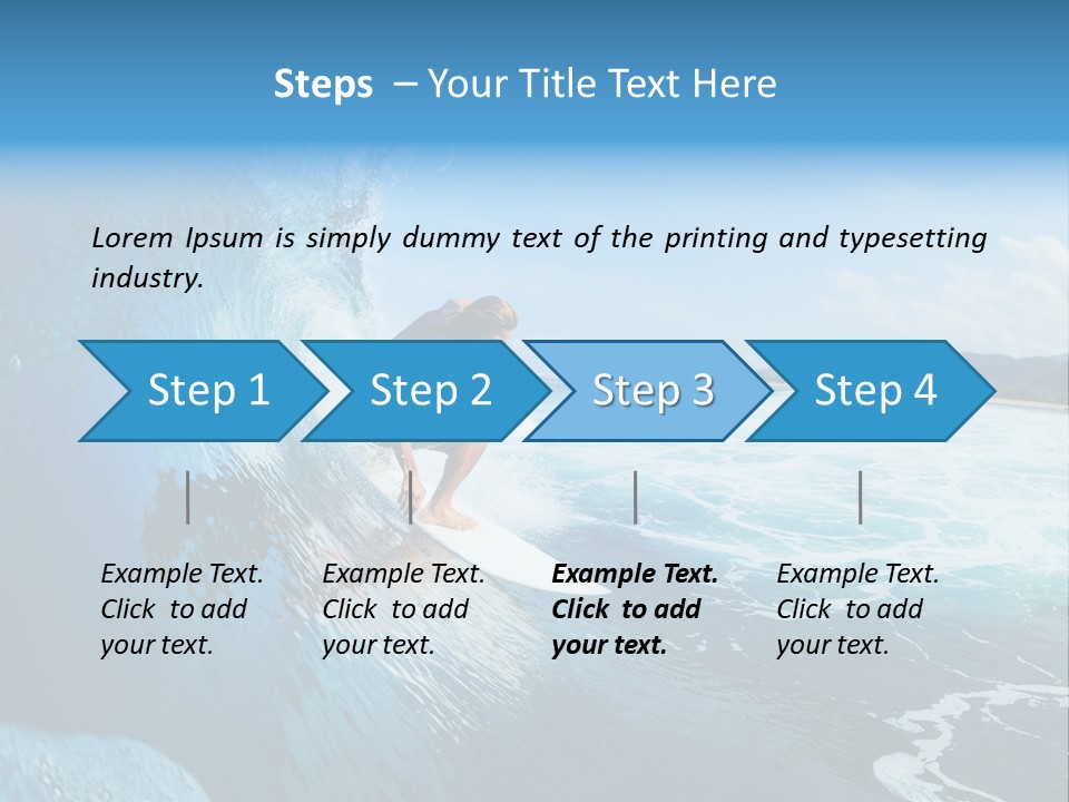 Power Sea Cool PowerPoint Template