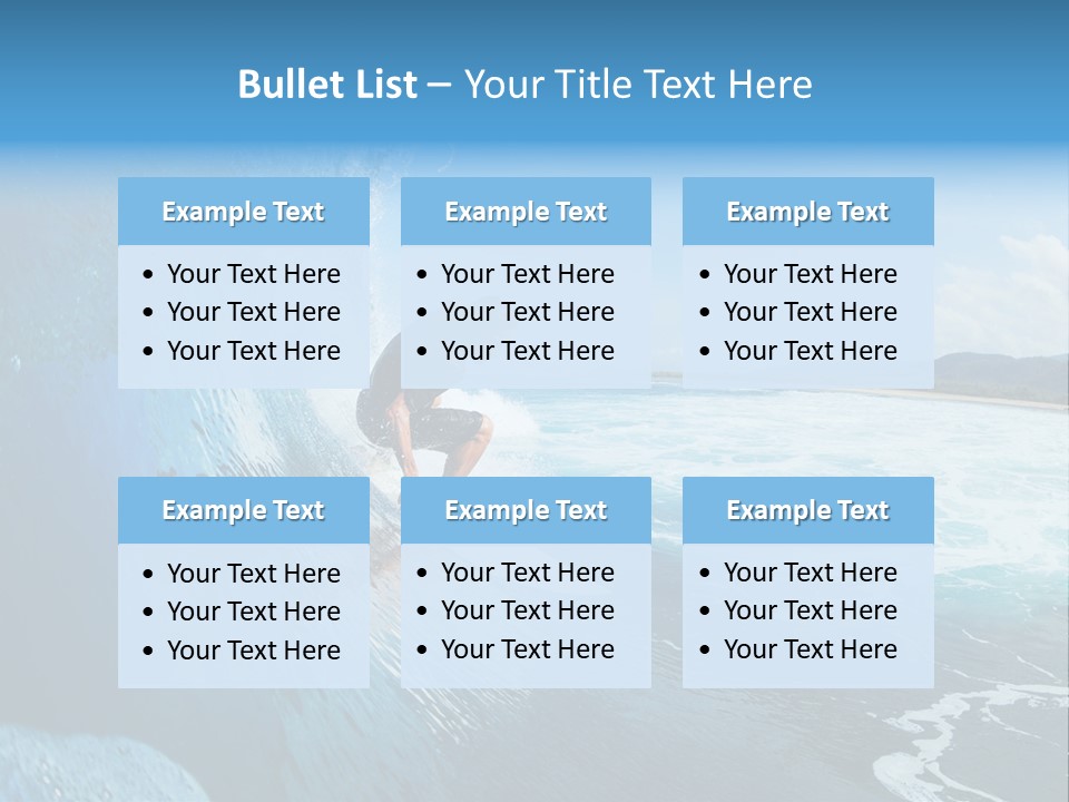 Power Sea Cool PowerPoint Template