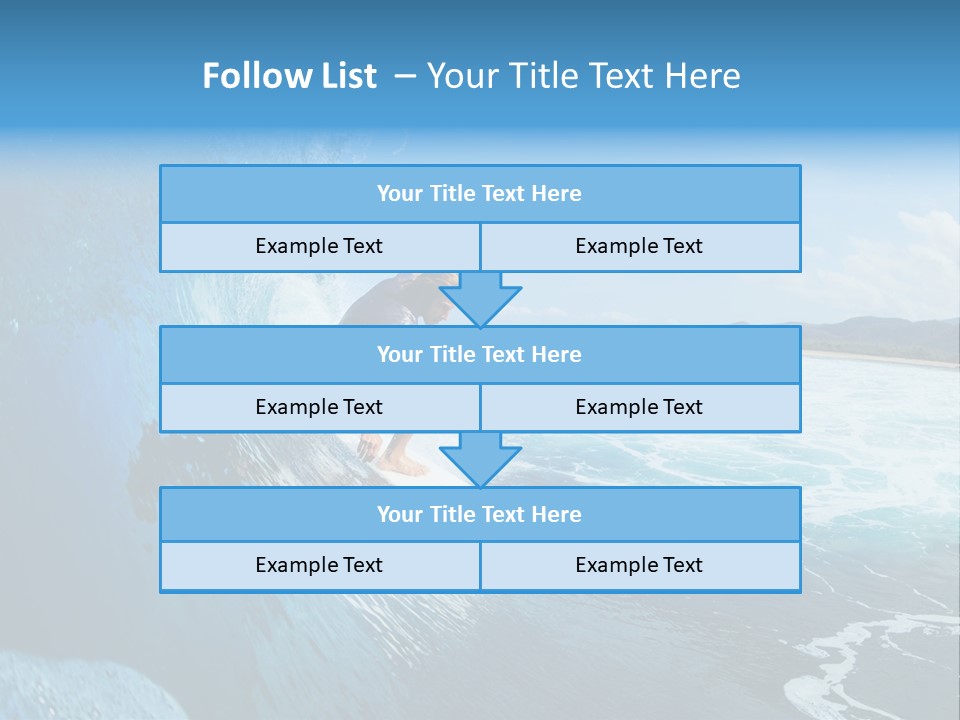 Power Sea Cool PowerPoint Template