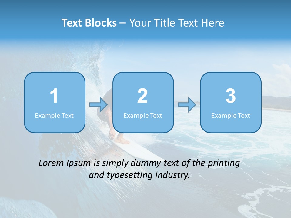 Power Sea Cool PowerPoint Template