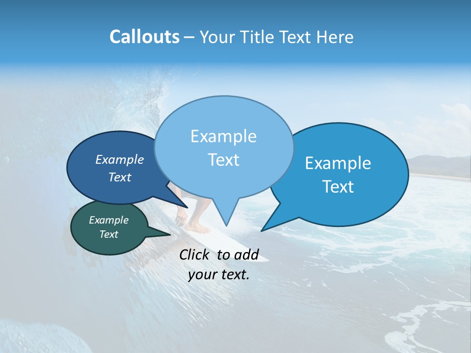 Power Sea Cool PowerPoint Template