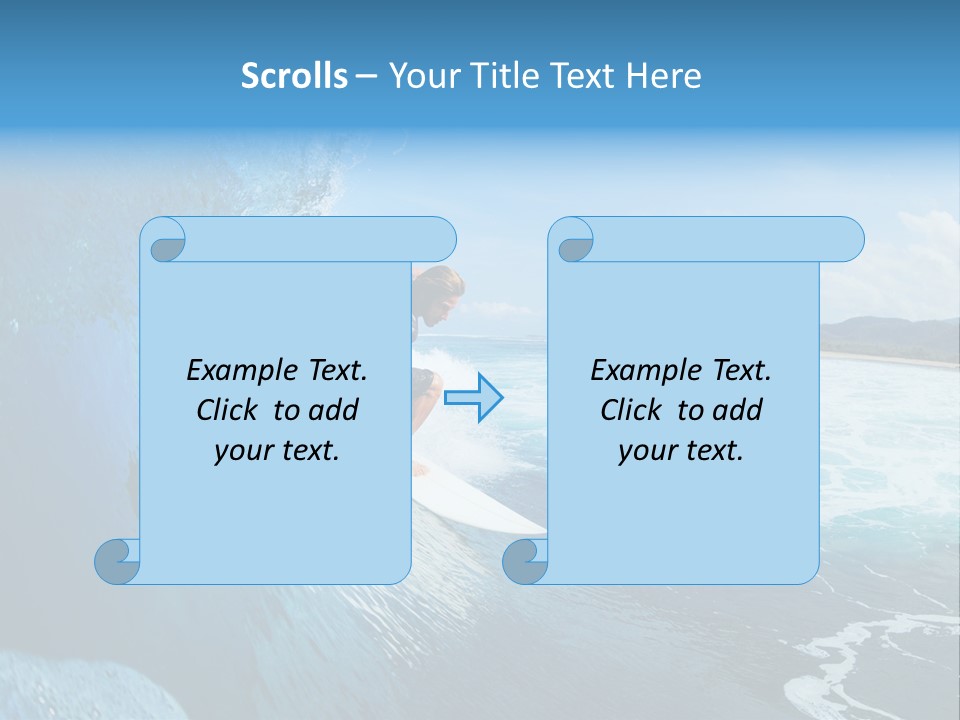 Power Sea Cool PowerPoint Template