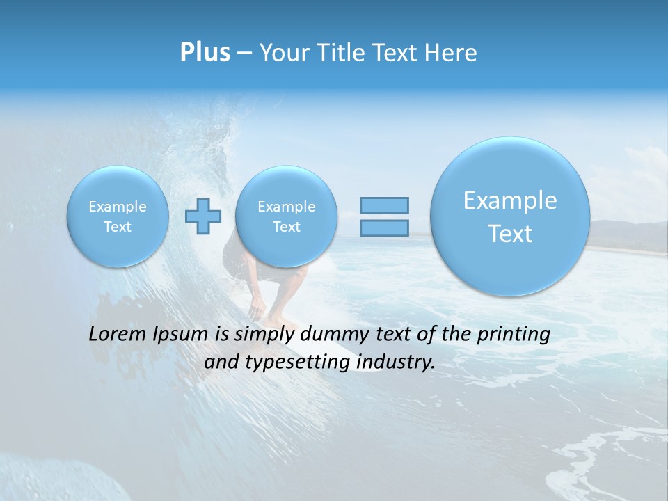 Power Sea Cool PowerPoint Template