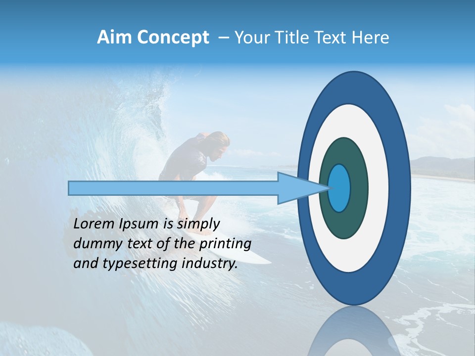 Power Sea Cool PowerPoint Template