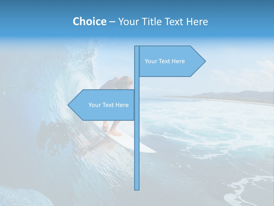 Power Sea Cool PowerPoint Template