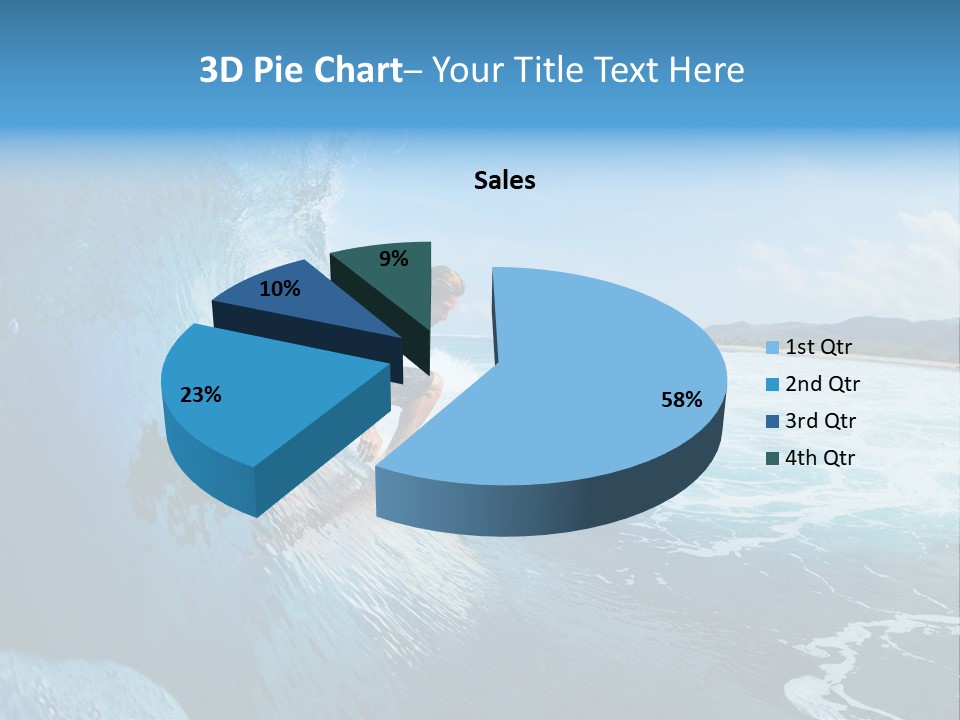 Power Sea Cool PowerPoint Template