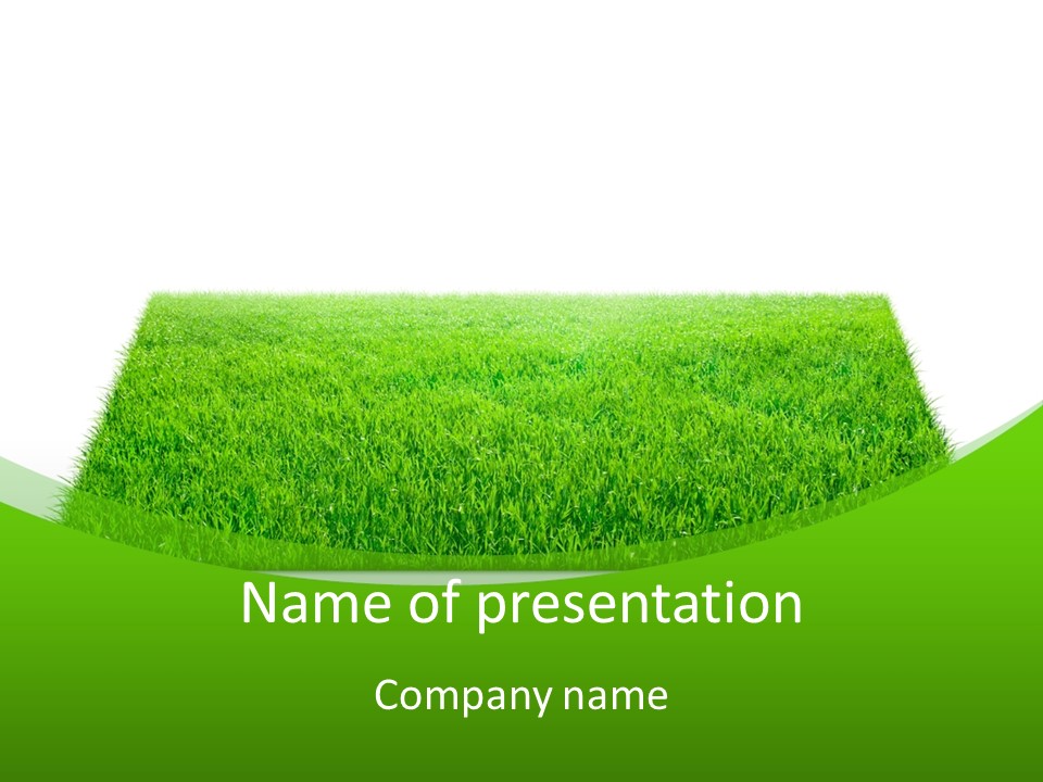 Garden Pasture Nature PowerPoint Template