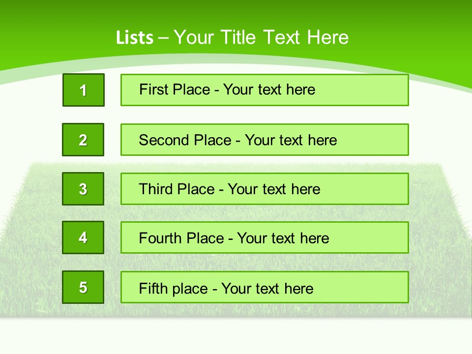 Garden Pasture Nature PowerPoint Template