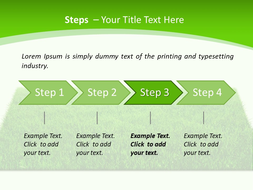 Garden Pasture Nature PowerPoint Template