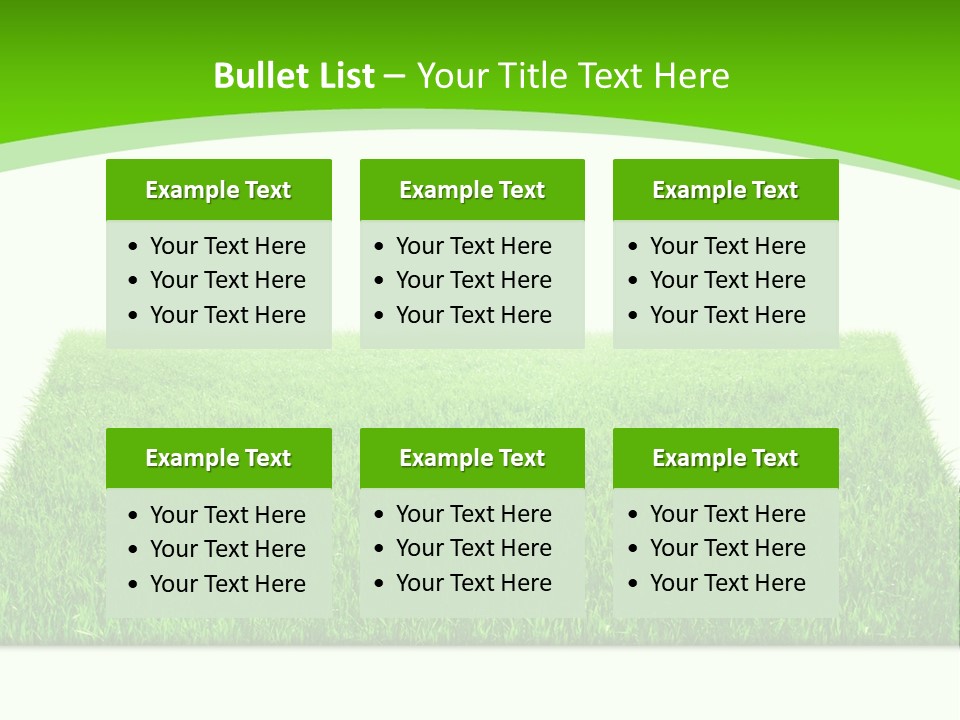 Garden Pasture Nature PowerPoint Template