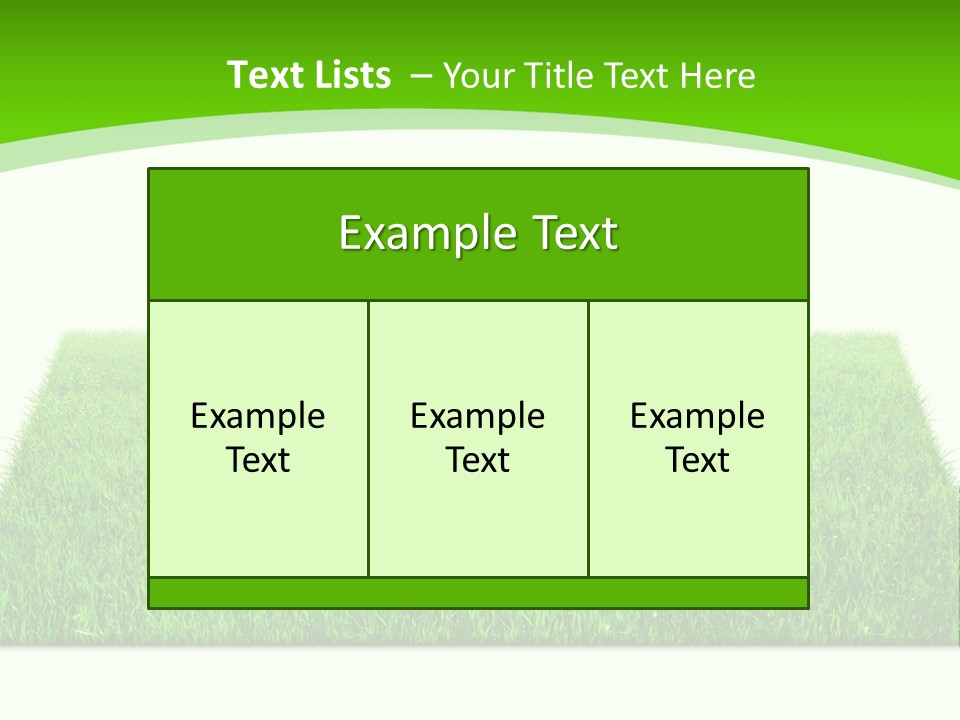 Garden Pasture Nature PowerPoint Template