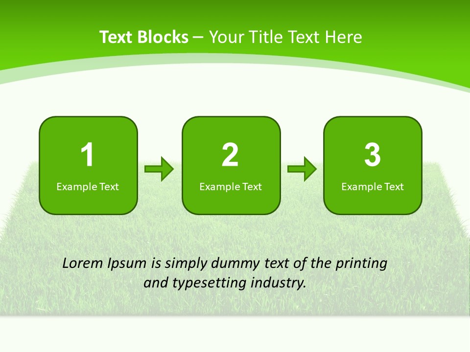 Garden Pasture Nature PowerPoint Template