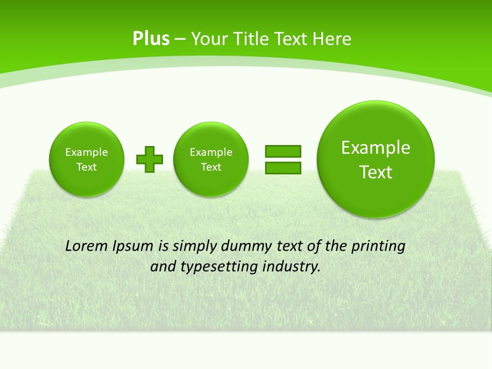 Garden Pasture Nature PowerPoint Template