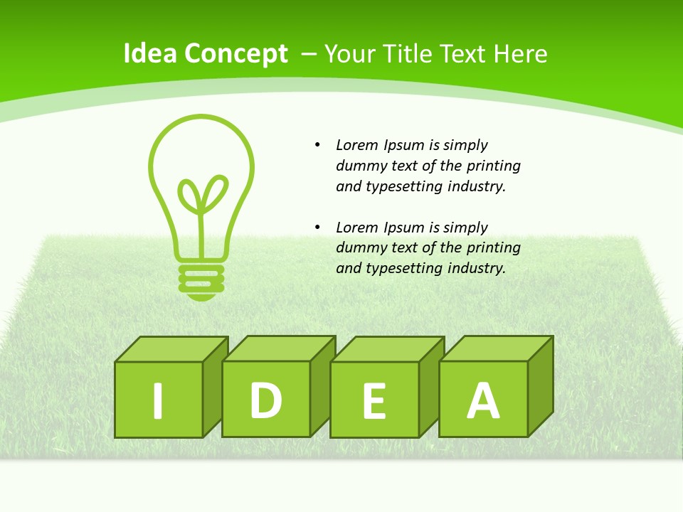 Garden Pasture Nature PowerPoint Template