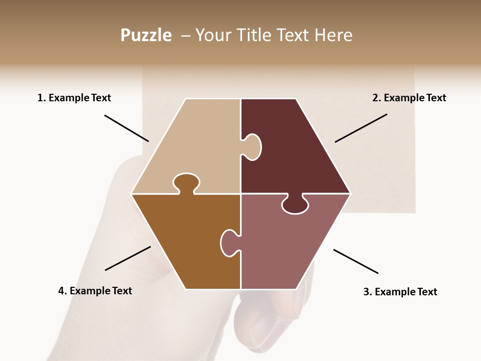 Advertise Arm Banner PowerPoint Template