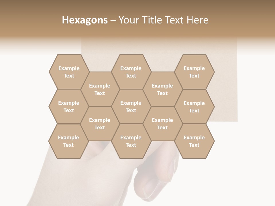 Advertise Arm Banner PowerPoint Template