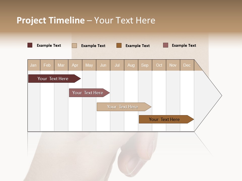 Advertise Arm Banner PowerPoint Template