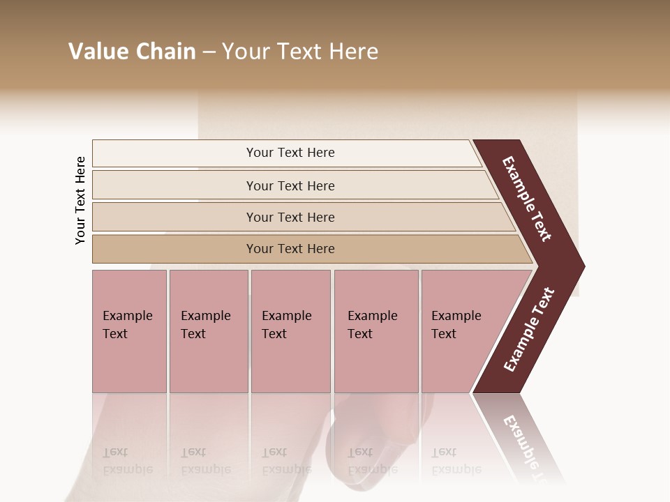 Advertise Arm Banner PowerPoint Template