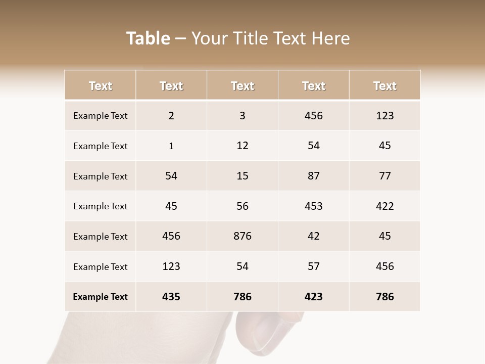 Advertise Arm Banner PowerPoint Template