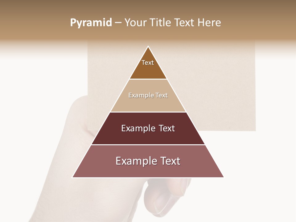 Advertise Arm Banner PowerPoint Template