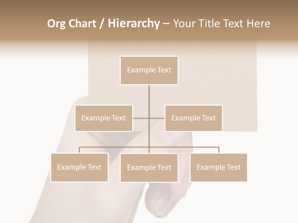 Advertise Arm Banner PowerPoint Template