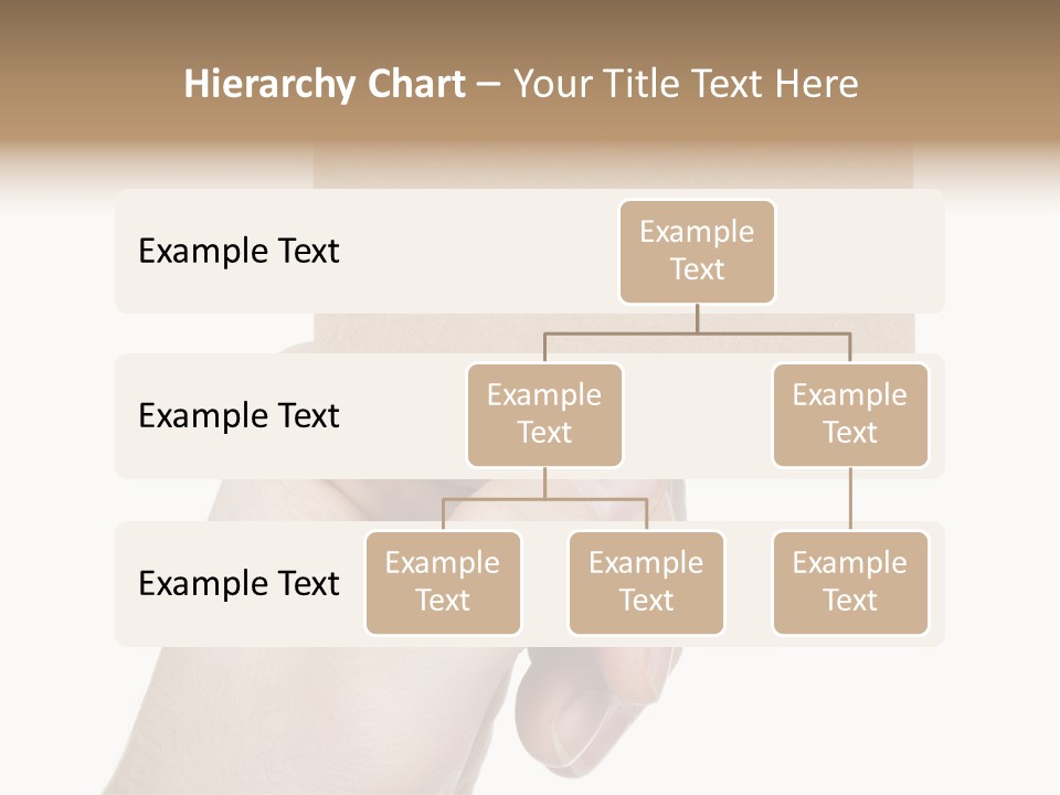 Advertise Arm Banner PowerPoint Template