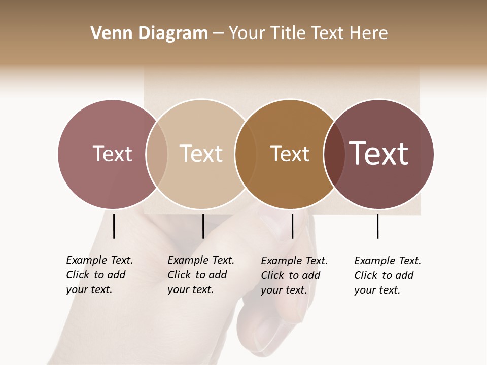 Advertise Arm Banner PowerPoint Template