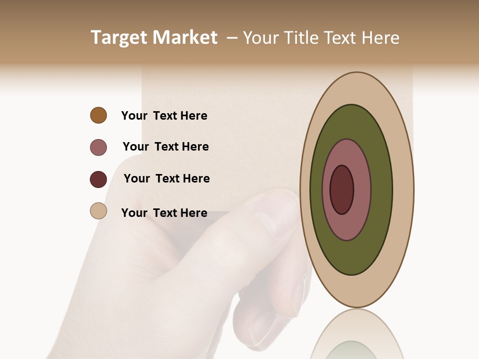 Advertise Arm Banner PowerPoint Template