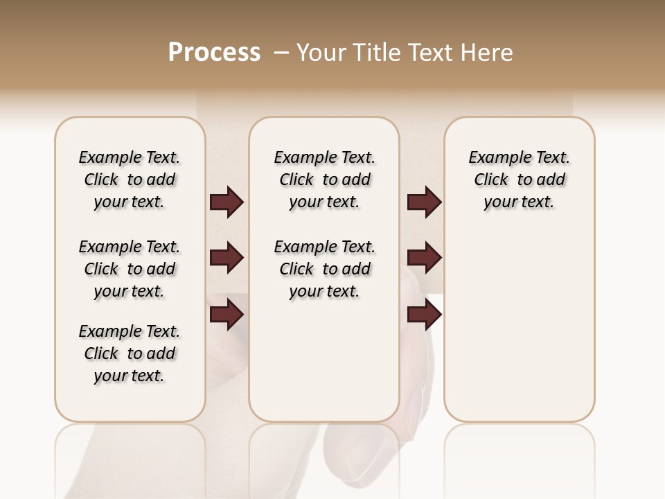 Advertise Arm Banner PowerPoint Template