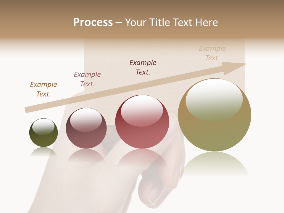 Advertise Arm Banner PowerPoint Template