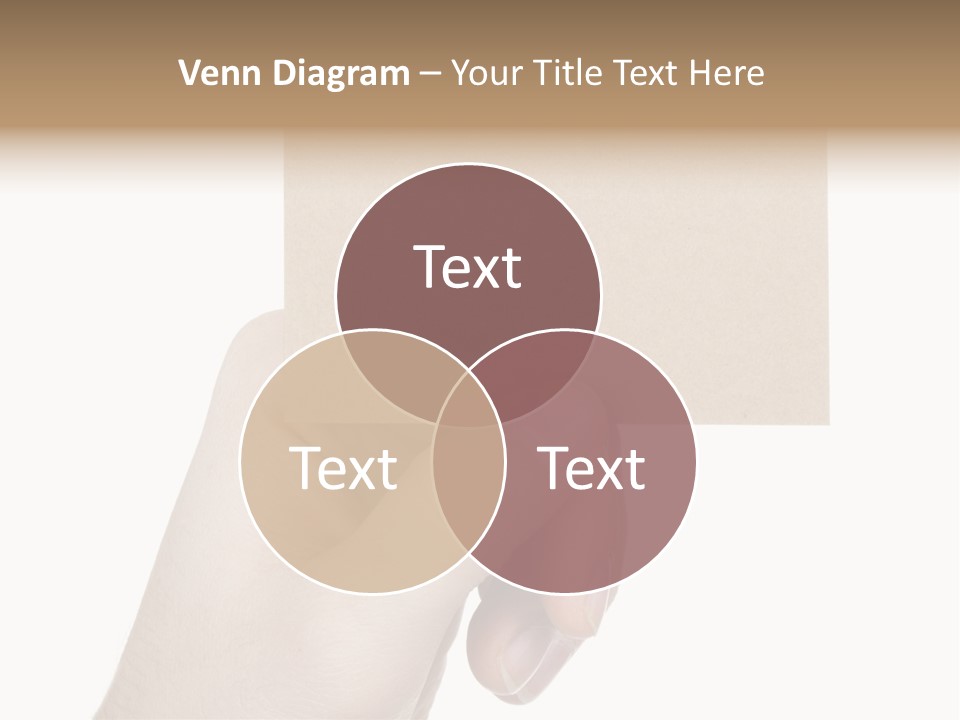 Advertise Arm Banner PowerPoint Template