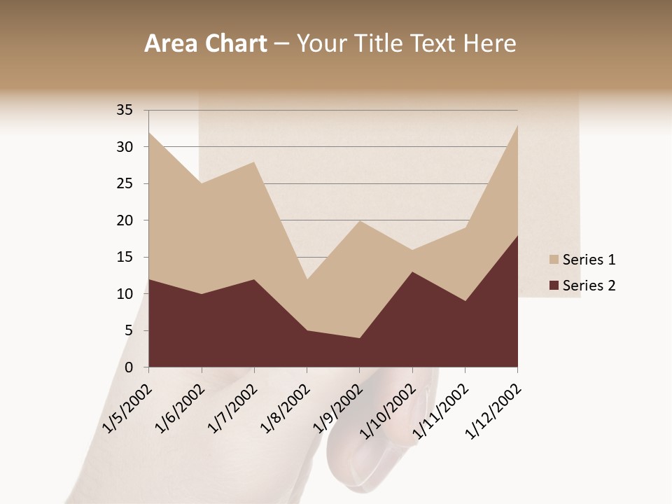 Advertise Arm Banner PowerPoint Template