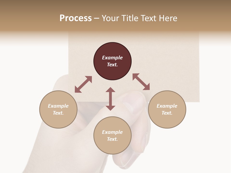Advertise Arm Banner PowerPoint Template