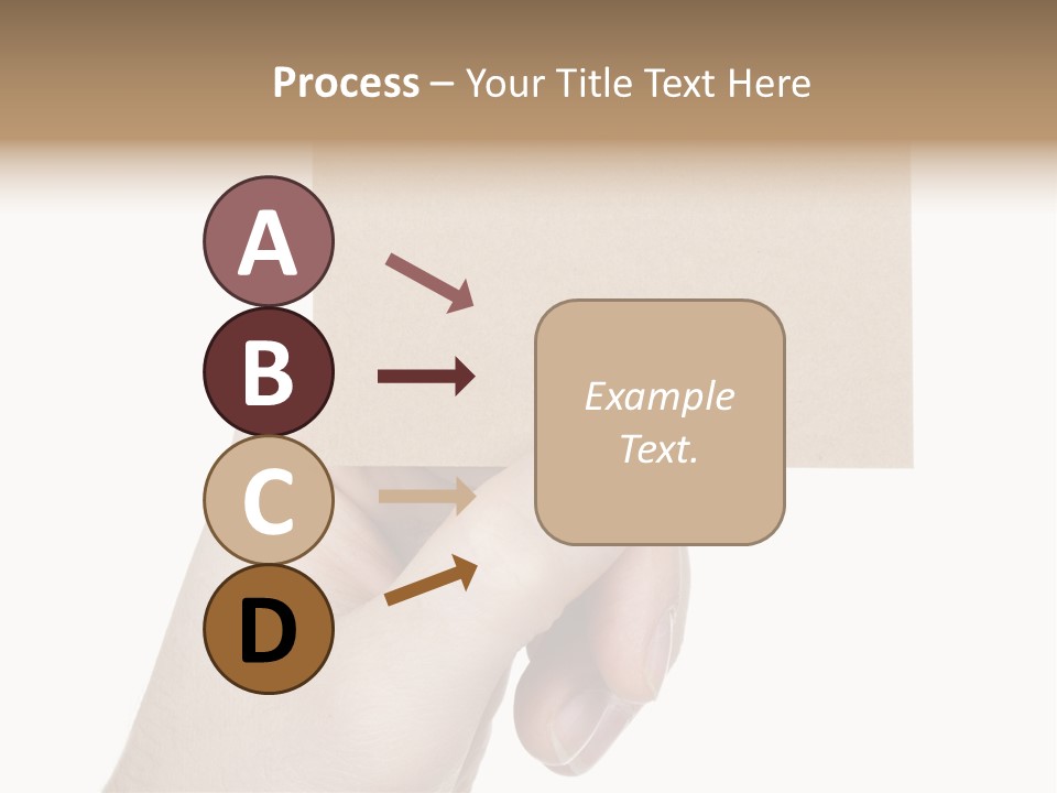 Advertise Arm Banner PowerPoint Template