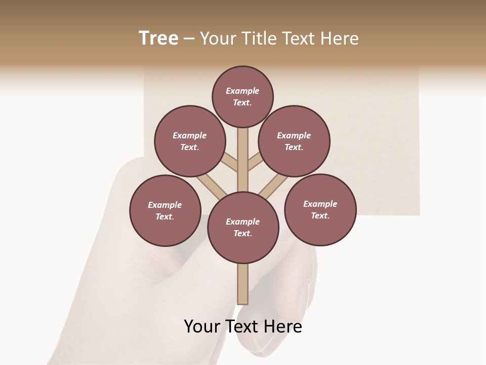 Advertise Arm Banner PowerPoint Template