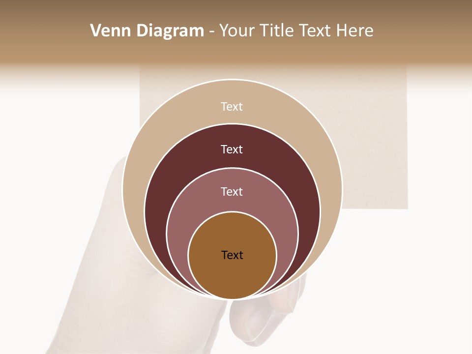 Advertise Arm Banner PowerPoint Template