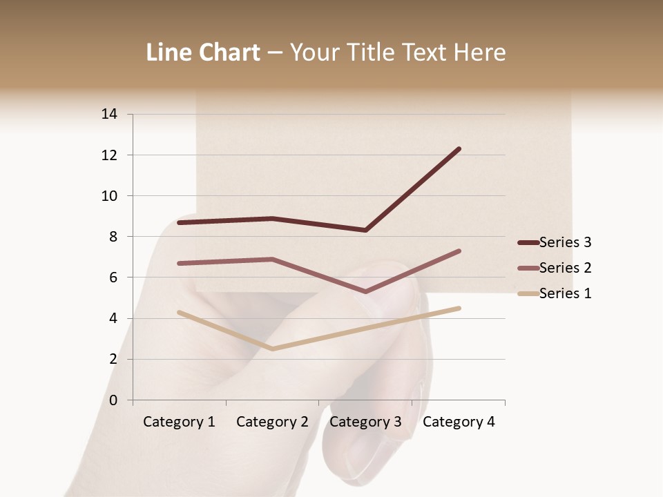 Advertise Arm Banner PowerPoint Template