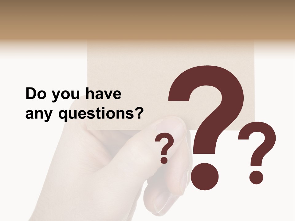 Advertise Arm Banner PowerPoint Template