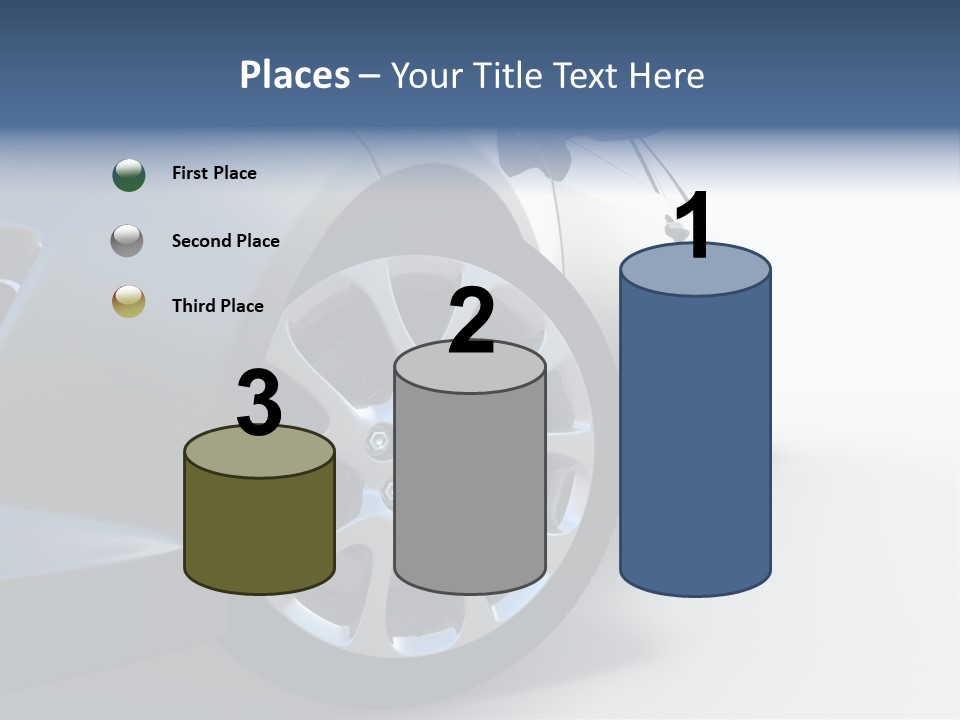 Design Orange Car PowerPoint Template