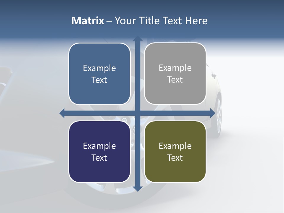 Design Orange Car PowerPoint Template