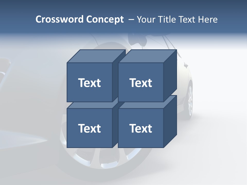 Design Orange Car PowerPoint Template