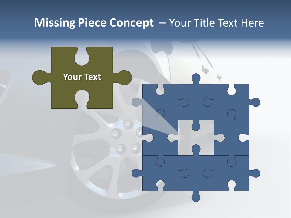 Design Orange Car PowerPoint Template