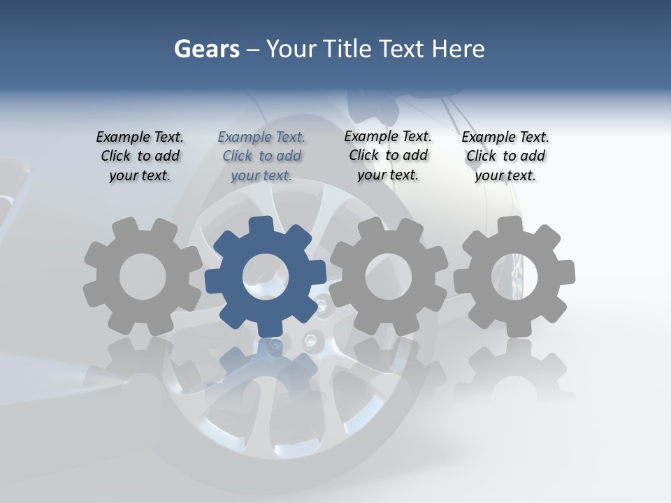 Design Orange Car PowerPoint Template