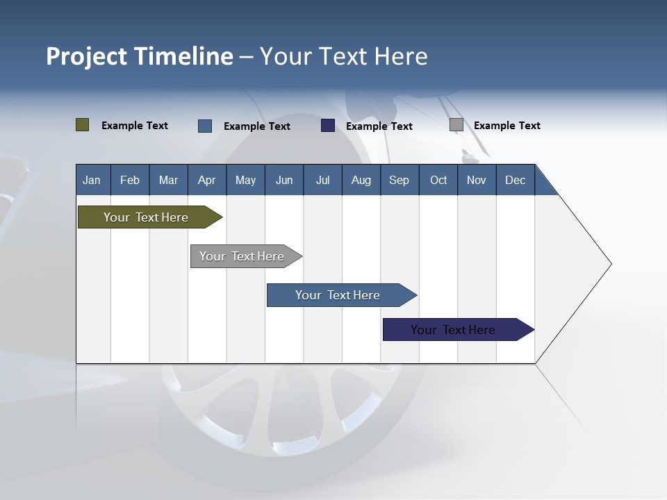Design Orange Car PowerPoint Template