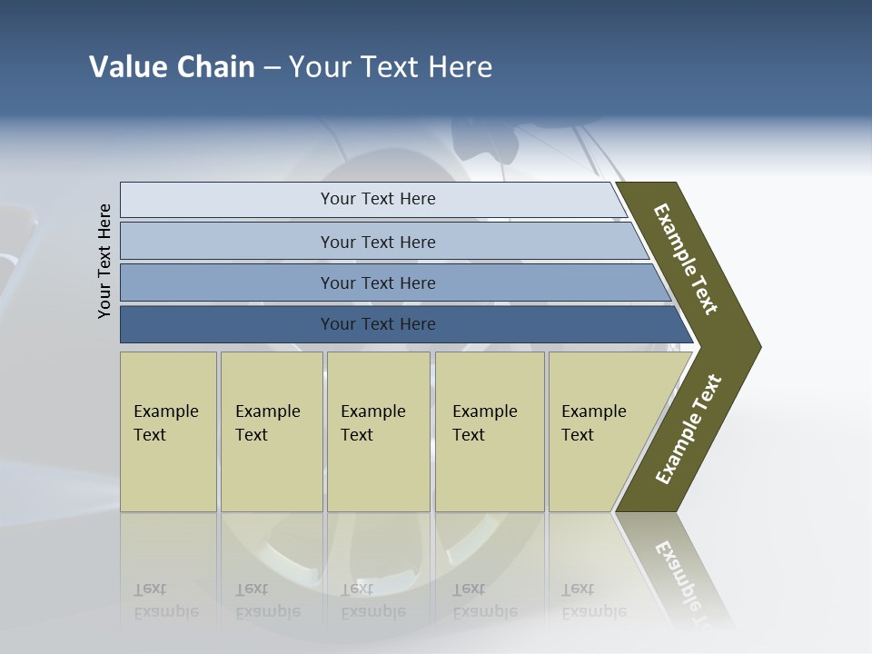 Design Orange Car PowerPoint Template