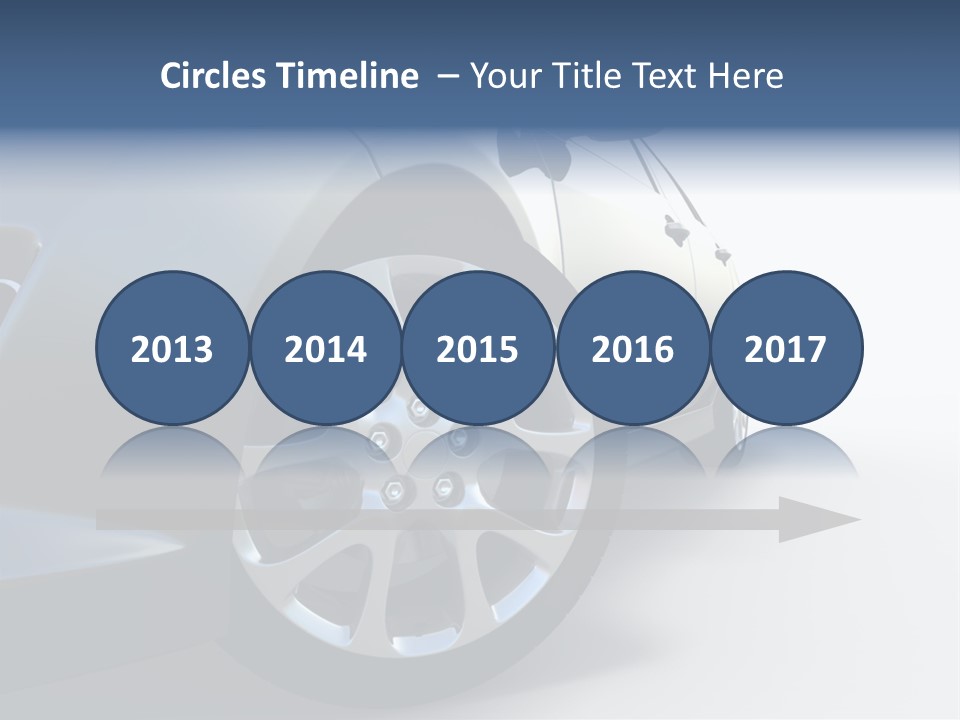 Design Orange Car PowerPoint Template