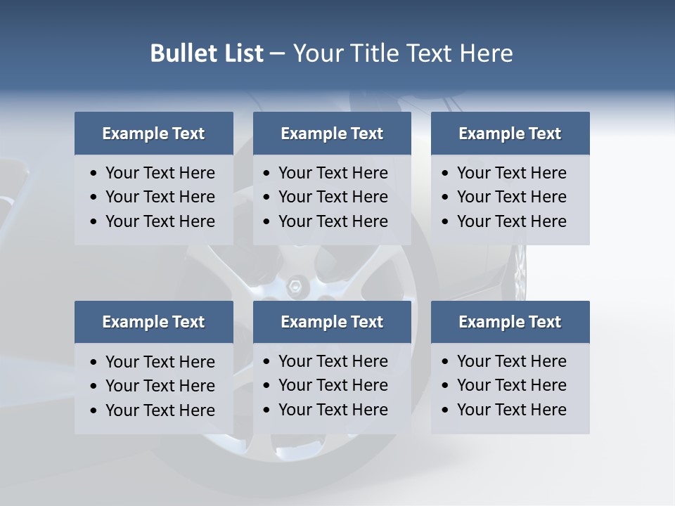 Design Orange Car PowerPoint Template