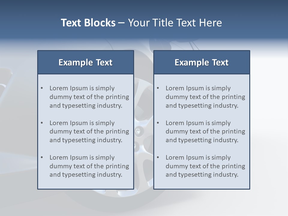 Design Orange Car PowerPoint Template